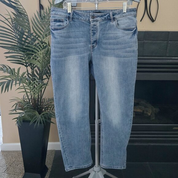 Prana Jeans  14 / 32  34x27 button fly crop - Picture 2 of 4